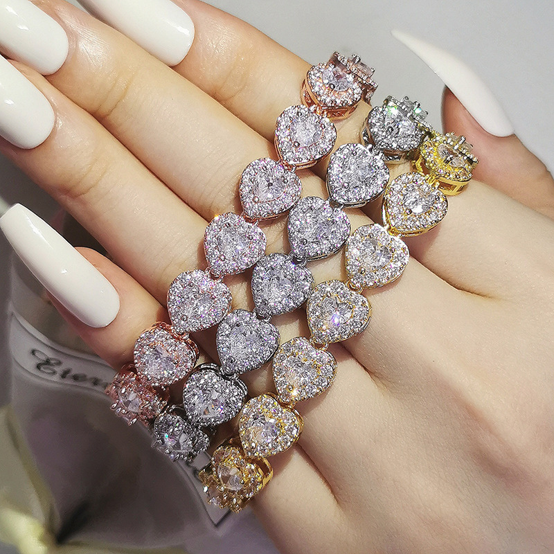 Wholesale Women Fashion Rhinestone Zircon Bracelet