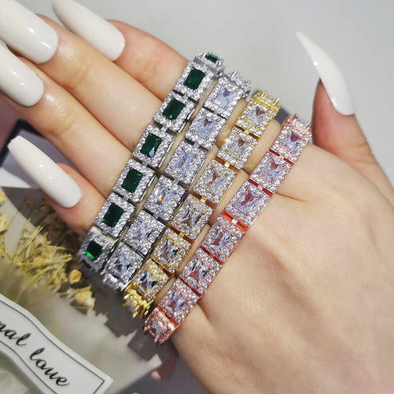 Wholesale Women Fashion Rhinestone Zircon Bracelet