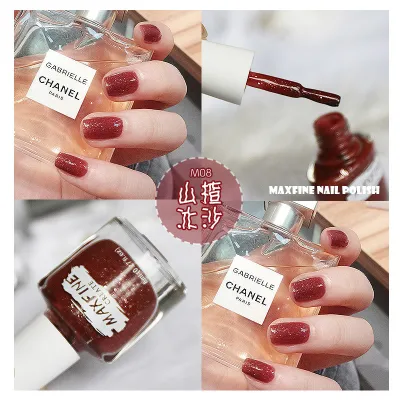 Women's No-Baking Natural Dry Whitening White Nude Tearable Nail Polish