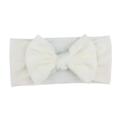 Children Newborn Baby Fashion Girls Solid Color Bow Headband
