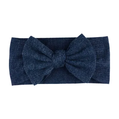 Children Newborn Baby Fashion Girls Solid Color Bow Headband