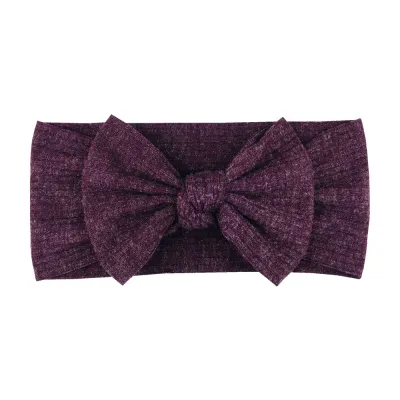 Children Newborn Baby Fashion Girls Solid Color Bow Headband