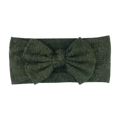 Children Newborn Baby Fashion Girls Solid Color Bow Headband