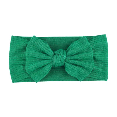 Children Newborn Baby Fashion Girls Solid Color Bow Headband