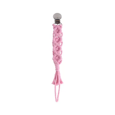 Children Newborn Baby Fashion Woven Anti-Drop Pacifier Chains Cotton Rope