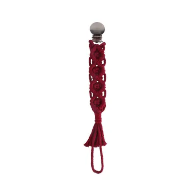 Children Newborn Baby Fashion Woven Anti-Drop Pacifier Chains Cotton Rope