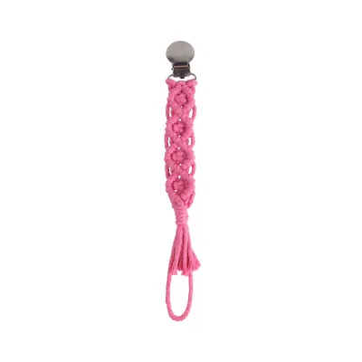Children Newborn Baby Fashion Woven Anti-Drop Pacifier Chains Cotton Rope