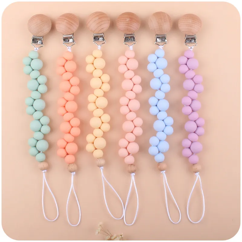 Children Newborn Baby Fashion Cartoon Anti-Drop Pacifier Chains