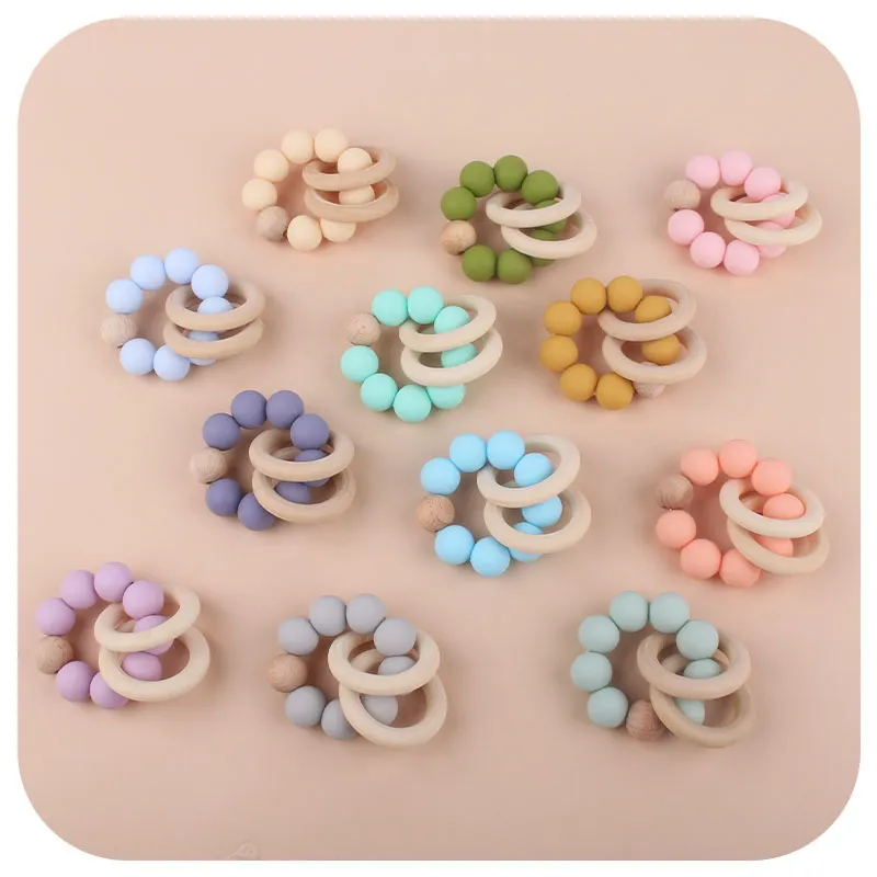Baby Beech Silicone Tooth Glue Bracelet Toys Kids Accessories