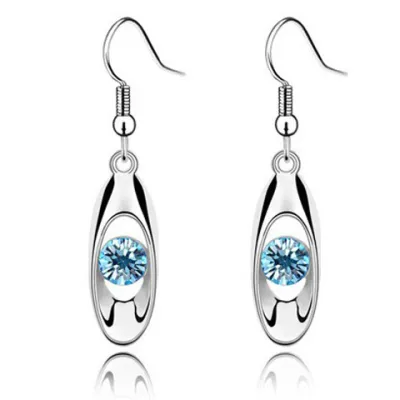 Women'S Fashion Crystal Diamond Flower Earrings