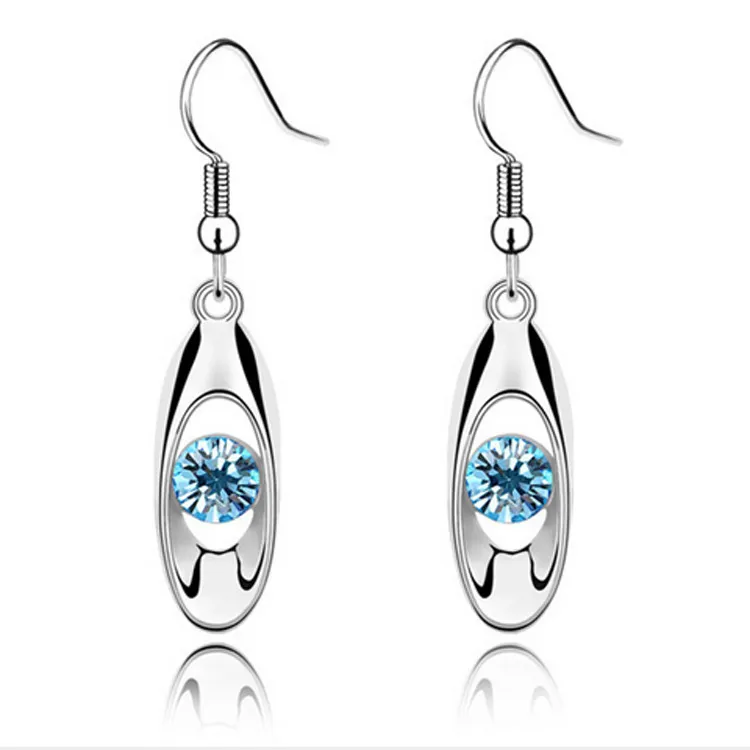 Women'S Fashion Crystal Diamond Flower Earrings