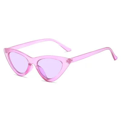 Women Retro Simple Triangle Resin Sunglasses
