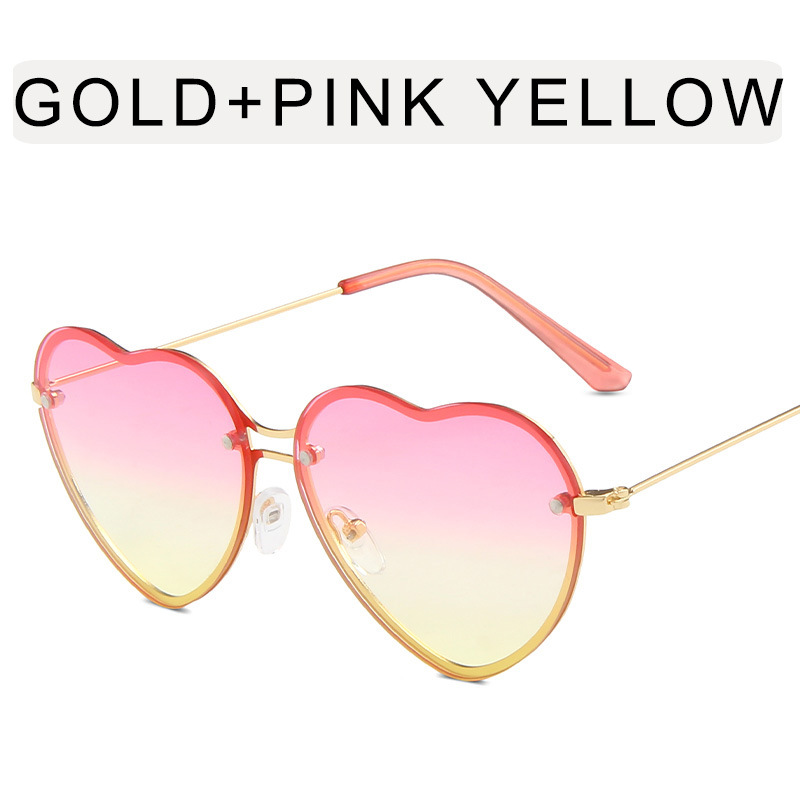 Heart-shaped sunglasses - Gold-coloured/Heart - Kids | H&M IN