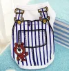 Vest - Bear Fake Strap D.Blue