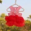 Sling Vertical Stripe Big Red