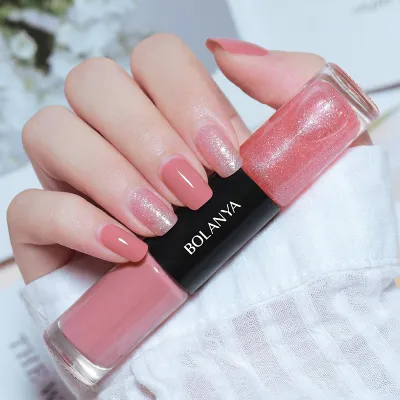 Women's Two-Tone Long-Lasting No-Bake Nail Polish