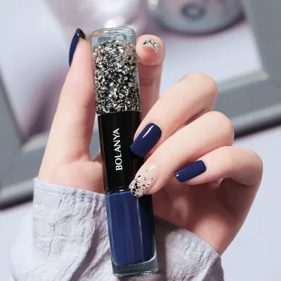 Women's Two-Tone Long-Lasting No-Bake Nail Polish