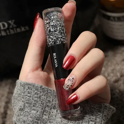Women's Two-Tone Long-Lasting No-Bake Nail Polish