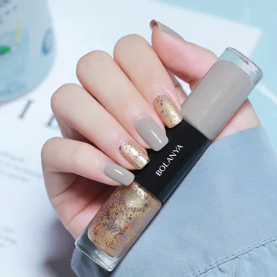 Women's Two-Tone Long-Lasting No-Bake Nail Polish