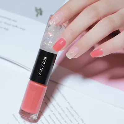Women's Two-Tone Long-Lasting No-Bake Nail Polish