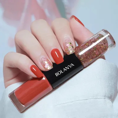 Women's Two-Tone Long-Lasting No-Bake Nail Polish