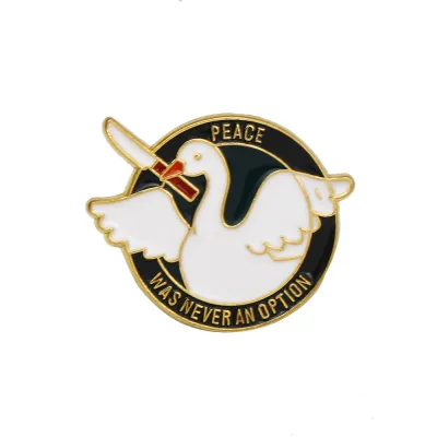Women Cute Cartoon Duck Enameled Alloy Brooch