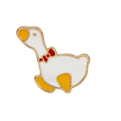 Women Cute Cartoon Duck Enameled Alloy Brooch