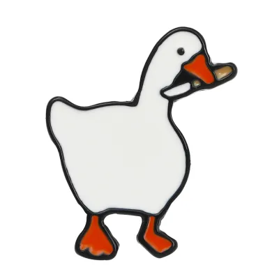 Women Cute Cartoon Duck Enameled Alloy Brooch
