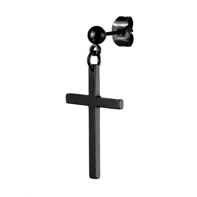 Punk Cross Shaped Titanium Steel Navel Piercing Jewelry