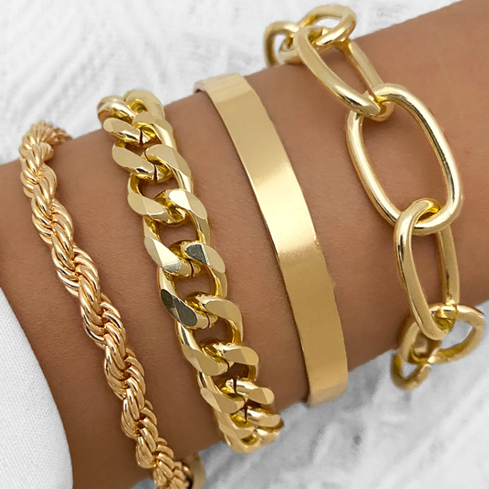 Amazon.com: Solid 925 Sterling Silver Chunky Chain Bracelet