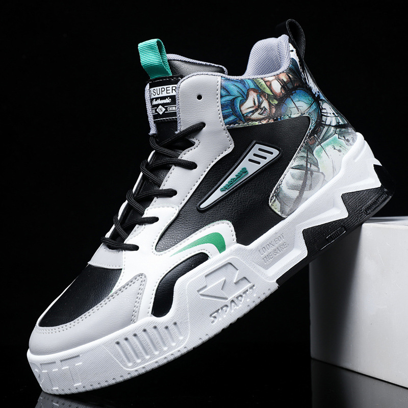 【OPEN YY】YY VELCRO HIGH SNEAKERS (2COLORS) Open Yy Black Yy Velcro High Sneakers | ModeSens
