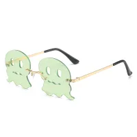 Gold Frame Green Film