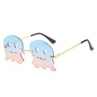 Gold Frame Blue Powder