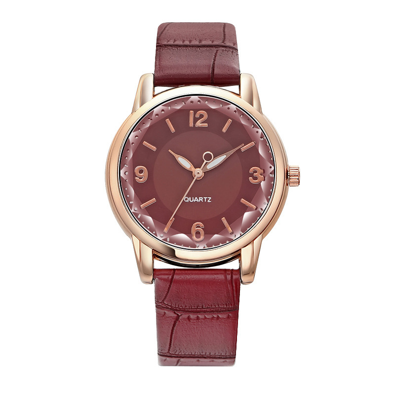 Wholesale Women'S Fashion Quartz Two Tone Dial Strap Watch
