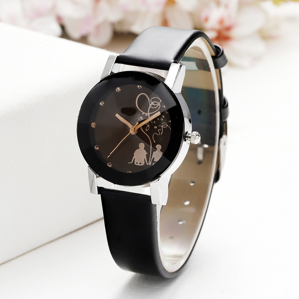 Couple watch deals black colour