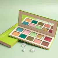Green 10-Color Eyeshadow Palette