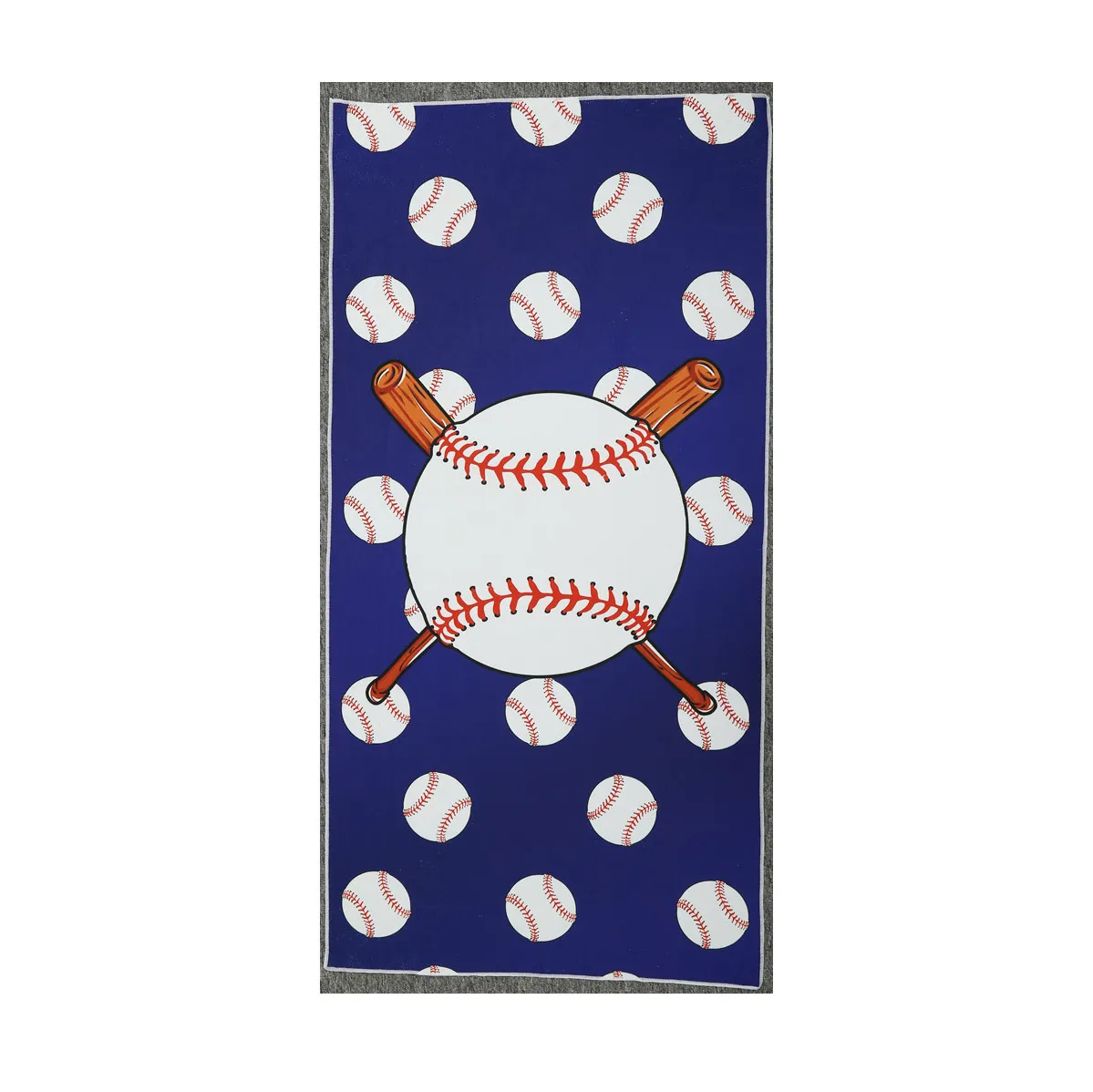 Fashion Square Microfiber Soccer Basketball Collection Printed Beach Towel for Women