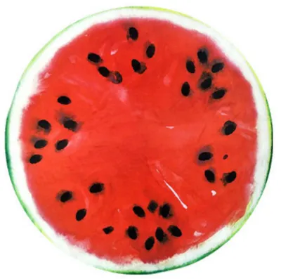 Fashion Shaped Microfiber Cartoon Watermelon Pizza Donut Pattern Beach Towel