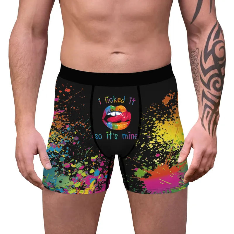 Wholesale Men'S Casual Elephant Printed Breathable Boxer Underwear