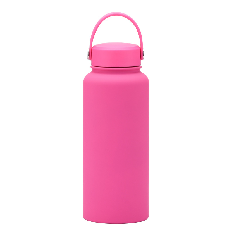 Stor Stainless Steel Thermos Stitch Palms 515ml Water Bottle Pink