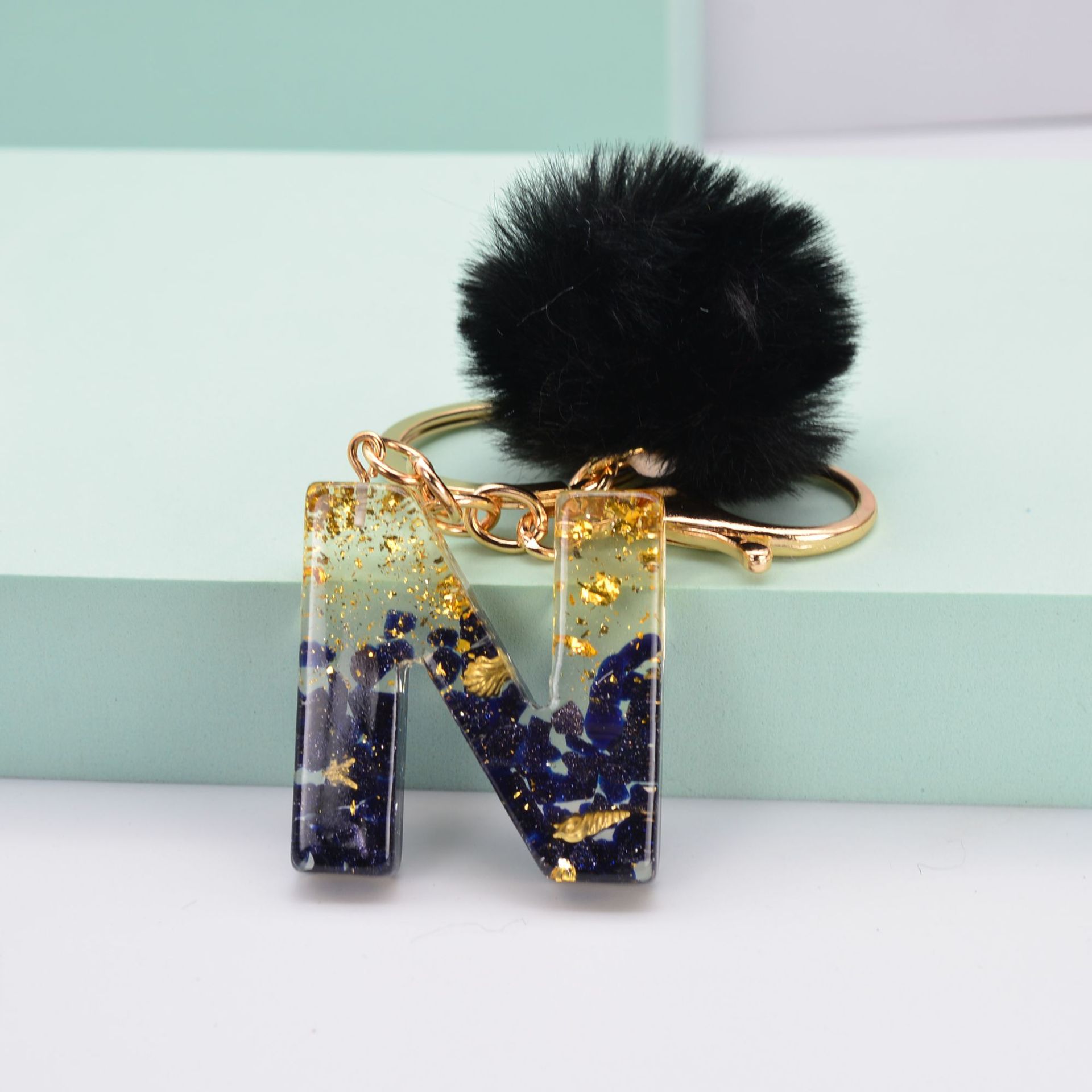 Wholesale Women'S Fashion Creative Resin Epoxy Black Ocean