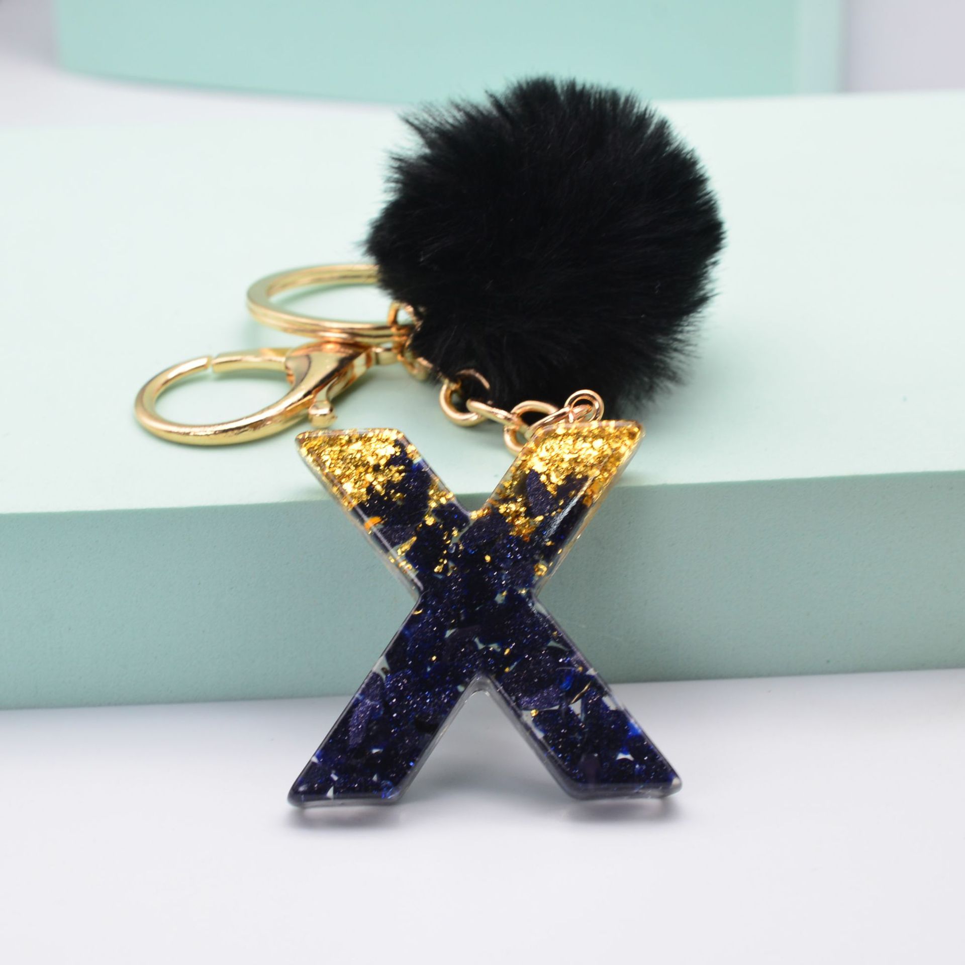 Wholesale Women'S Fashion Creative Resin Epoxy Black Ocean