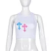 Blue Pink Cross