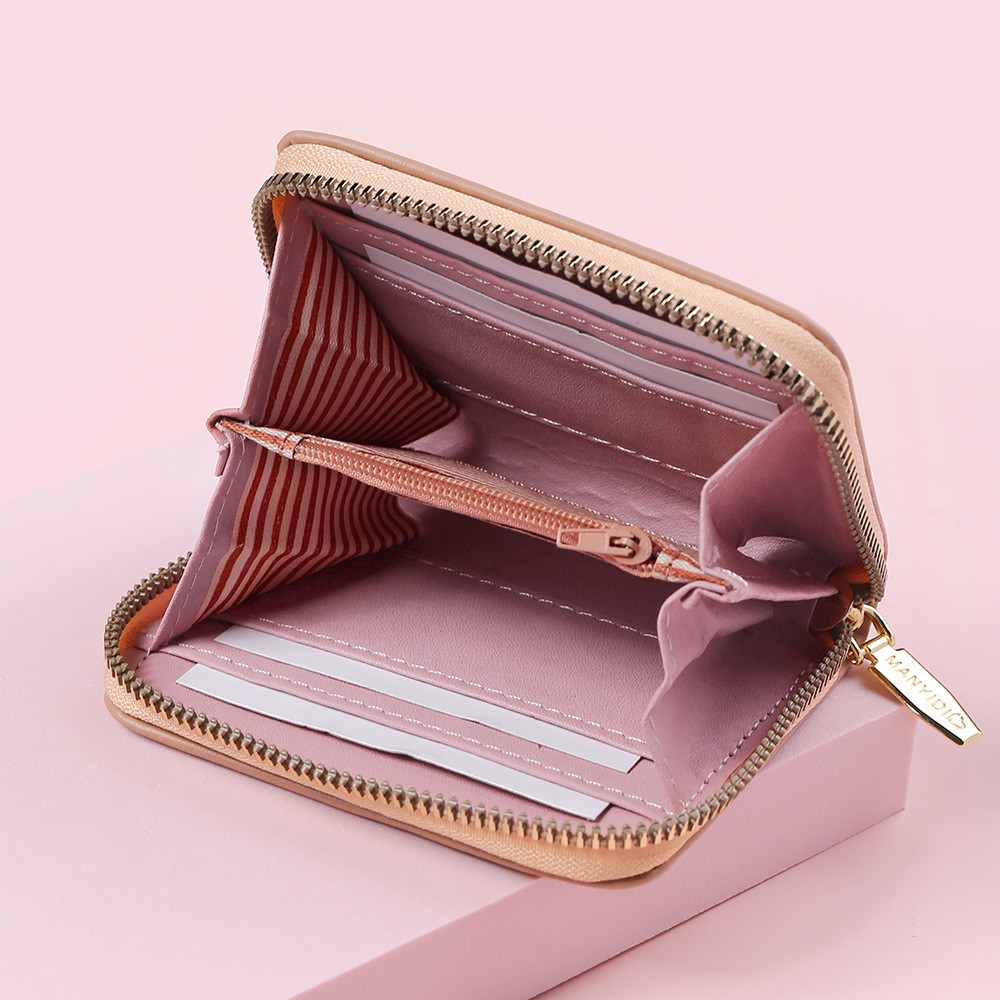Wholesale Women Fashion Strawberry Zipper Compact Wallet