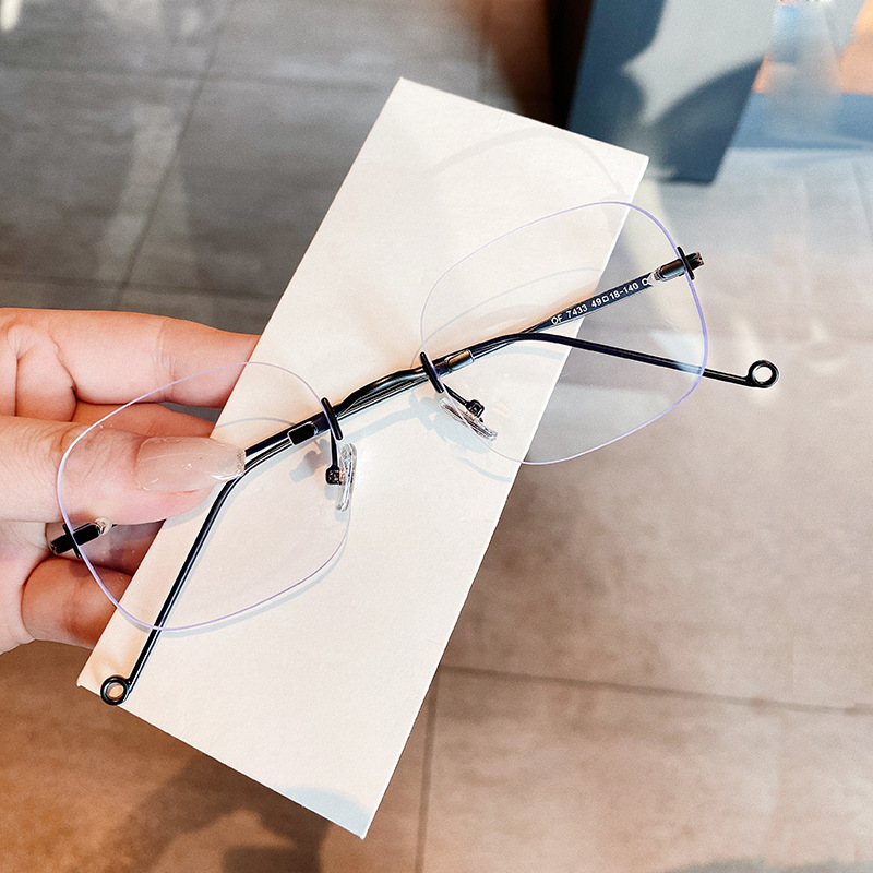 【期間限定送料無料】 Small Rimless Fashion Casual Wholesale Square Anti Frame ぬいぐるみ