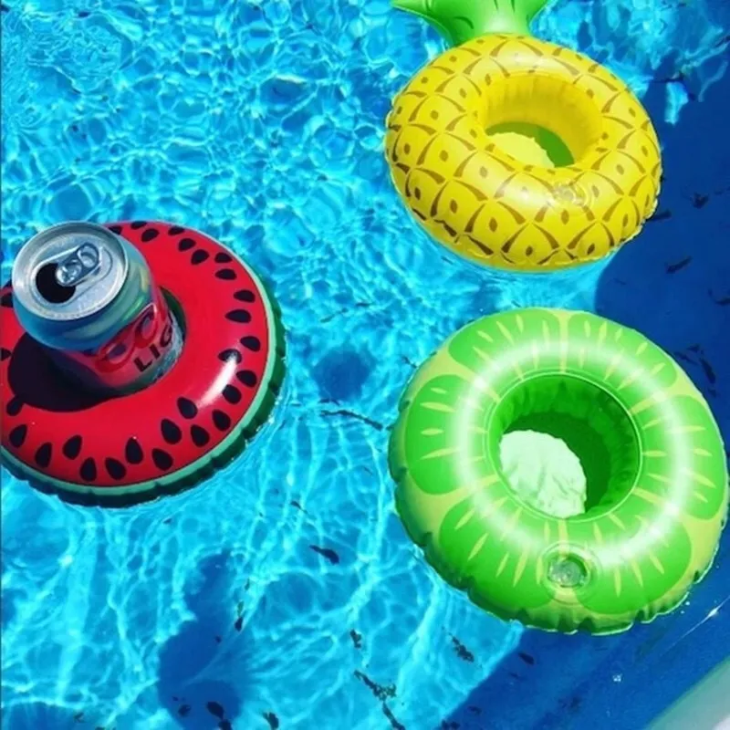 Inflatable Water Coaster Floating Drink Cup Holder for Women Swimwear Accessories