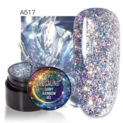 Strobe Multicolor Glitter Nail Glue 5ml - Long Lasting Nail Art Adhesive