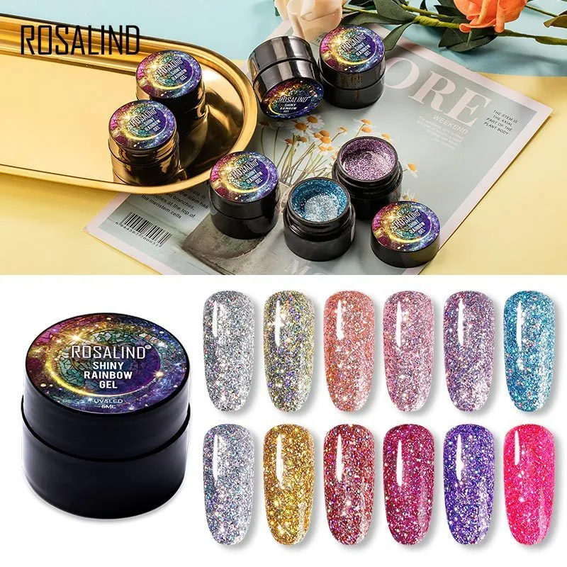 Strobe Multicolor Glitter Nail Glue 5ml - Long Lasting Nail Art Adhesive