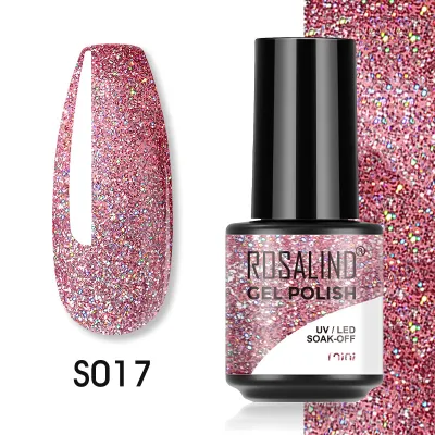 Pure Color Light Therapy Nail Gel - 48 Colors, Nude Broken Diamond Flash, Convenient Gel Polish