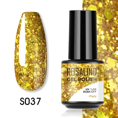 Pure Color Light Therapy Nail Gel - 48 Colors, Nude Broken Diamond Flash, Convenient Gel Polish